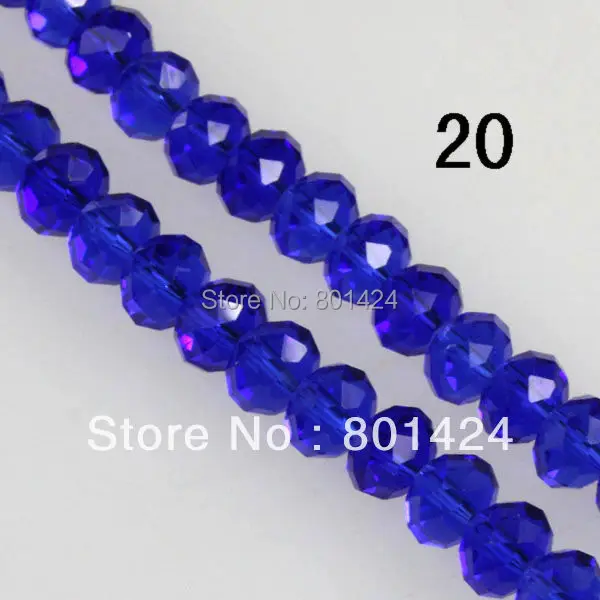 

Free shipping 1 lot 72-1-20 5040 AAA Top Quality Royal blue color loose 6mm 8mm 10mm Crystal Rondelle beads