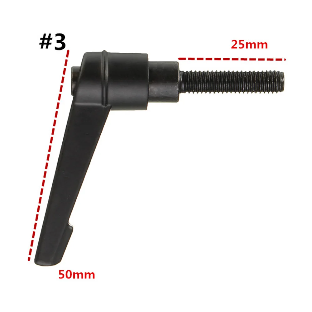M6 рычаг с наружной резьбой Регулируемый Прочный ручной инструмент машинное оборудование ручка Зажимная цинковый сплав для дома