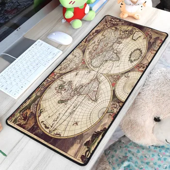 

Congsipad Cool Creative Map Pattern Printed Mousepad Xxl Rubber Pc Computer Game Gaming Mouse Pad for Decorate Desktop Gamer Mat