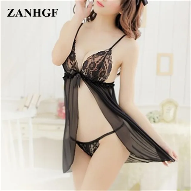 S M L Sex Black Lace Bra Lingerie Women Underwear Open Lady Flirt