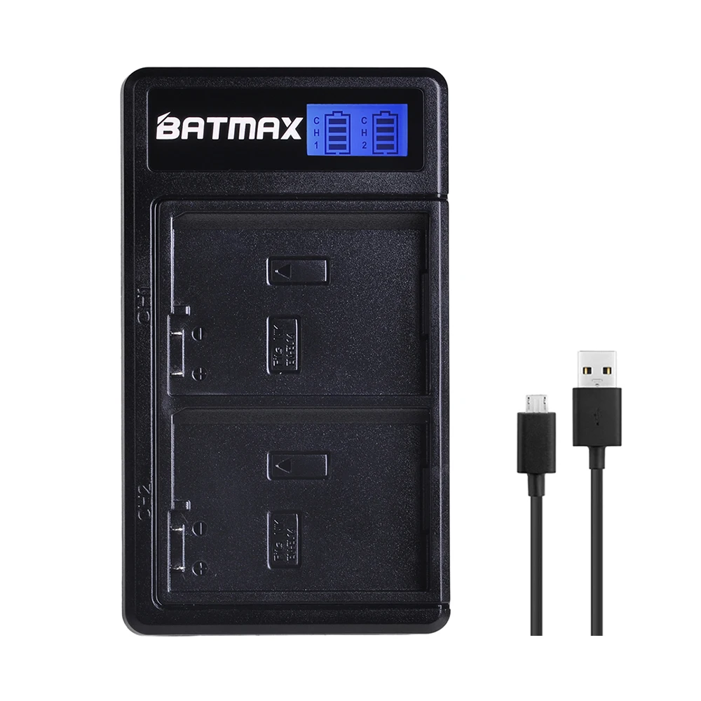 

Batmax EN-EL14 EN-EL14A LCD Display USB Dual Charger for Nikon D5600 D5300 D5200 D5100 D3300 D3200 D3100