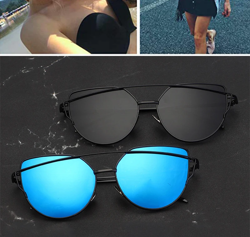 Psacss, кошачий глаз, солнцезащитные очки для женщин,, фирменный дизайн, солнцезащитные очки, Ретро стиль, металлические, отражающие, солнцезащитные очки для женщин, Oculos De Sol Gafas UV
