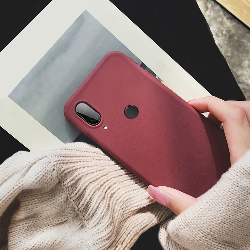 Матовый Силиконовый мягкий телефонный чехол для Xiaomi Redmi Y3 защитный всего тела