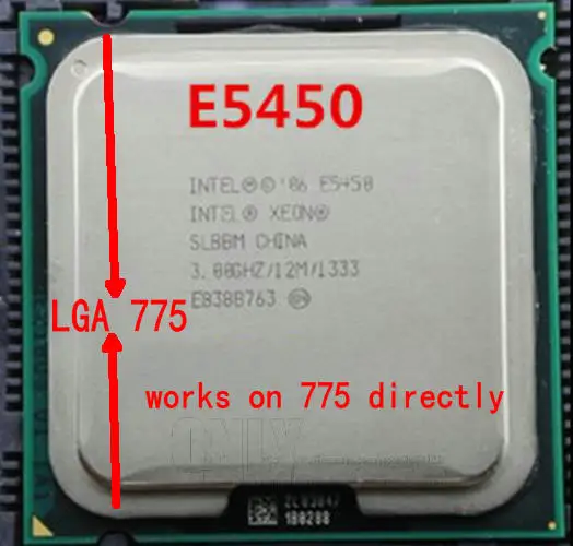 

free shipping Processor E5450 3.0GHz/12M/1333Mhz/CPU equal to LGA775 Core 2 Quad Q9650 CPU,works on LGA775
