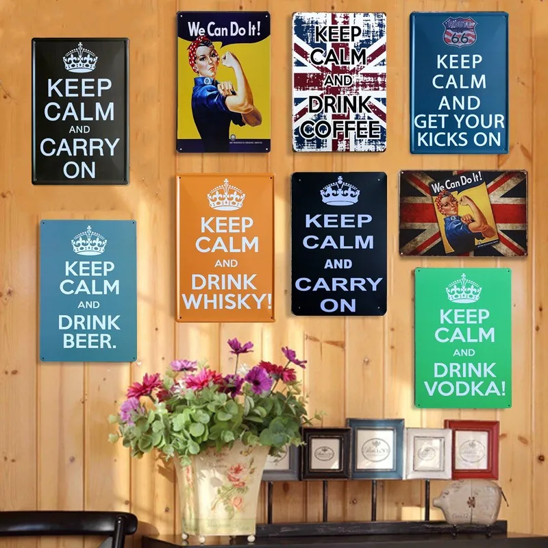 

WE CAN DO IT Tin Sign Bar pub home Wall Decoration Retro Metal Art Poster