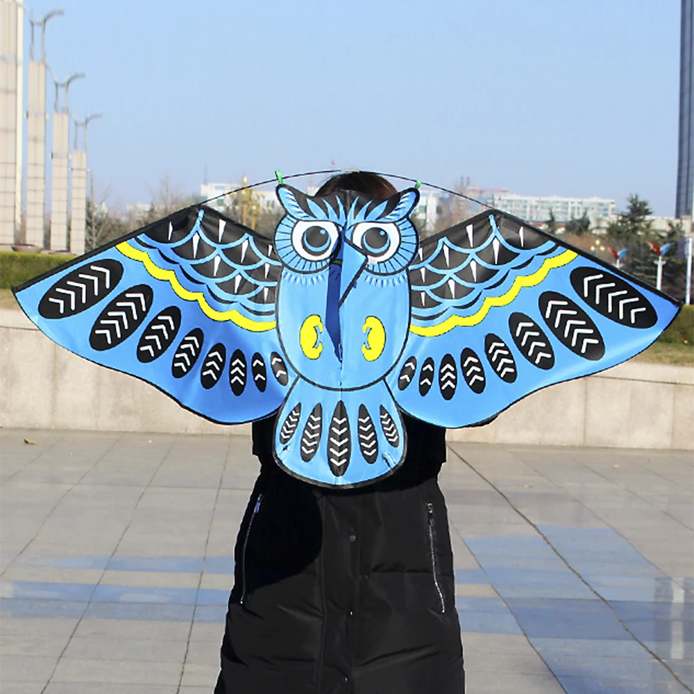 

Flying Kite Outdoor Sports 43 x 20 Inch Colorful Cartoon Owl gym Equipment Sports Outdoor Toy Flying Kites with Kite Line