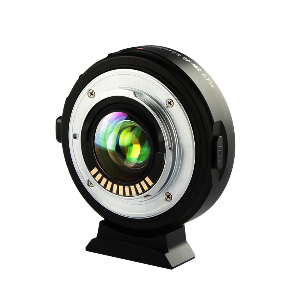 Viltrox EF-M2 II объектив камеры фокусный редуктор переходник для бустера Автофокус 0.71x для Canon EF Крепление объектива к M43 адаптер объектива камеры