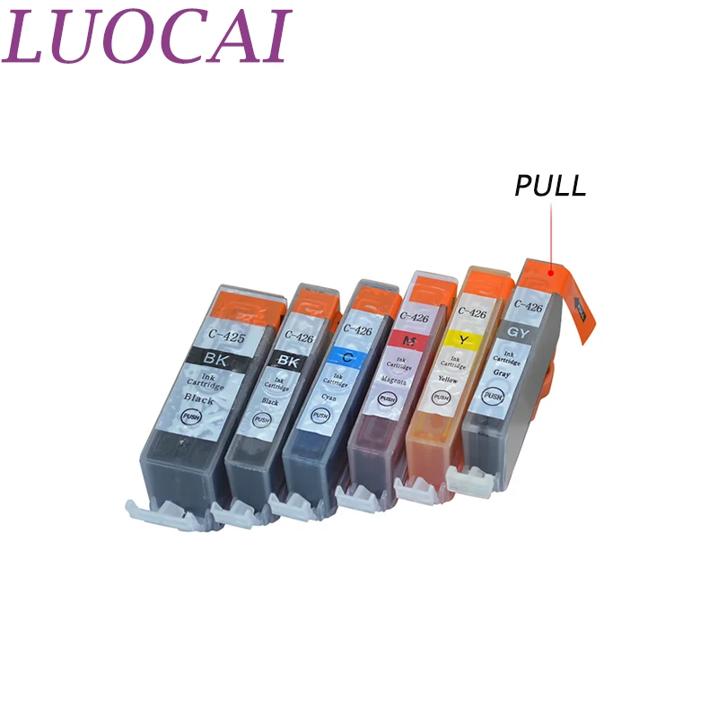 18X чернильные картриджи LuoCai совместимые с Canon PGI 425 CLI 426 PGI425 CLI426 IP4840 IP4940 IX6540 MG5140 MG5240