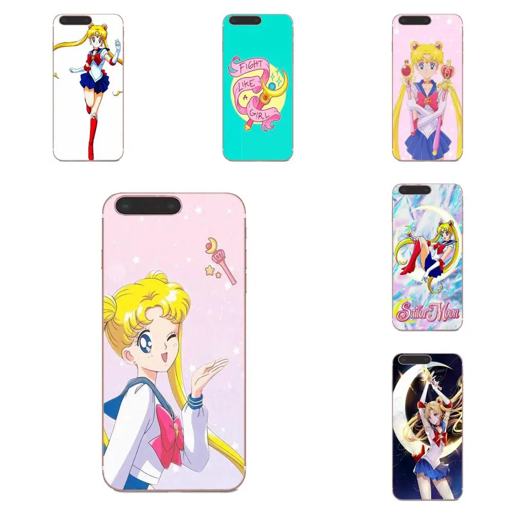 

TPU Cell Phone For Moto G G2 G3 G4 G5 HTC 530 626 628 630 816 820 One A9 M7 M8 M9 M10 E9 Plus U11 Sailor Moon Girls
