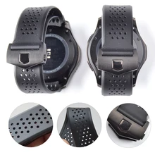 20 мм 22 мм спортивный резиновый силиконовый ремешок для samsung gear Galaxy S3 Frontier классический водонепроницаемый ремешок для часов изогнутый браслет для мужчин