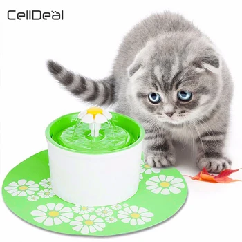 

1.6L Automatic Electronic Pet Feeder Cat Dog Water Drinking Bowl Filter Pet Water Bottle Water Dispenser