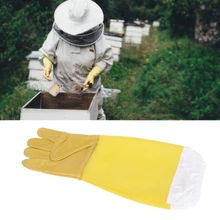 Пчеловод защитные перчатки искусственная козьей перчатки анти пчелы Пчеловодство оборудования