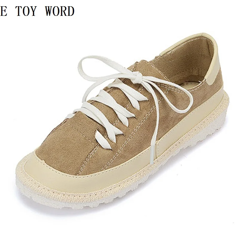 2018Spring New canvas Shoes Women Casual Shoes Woman Fashion Lace Up