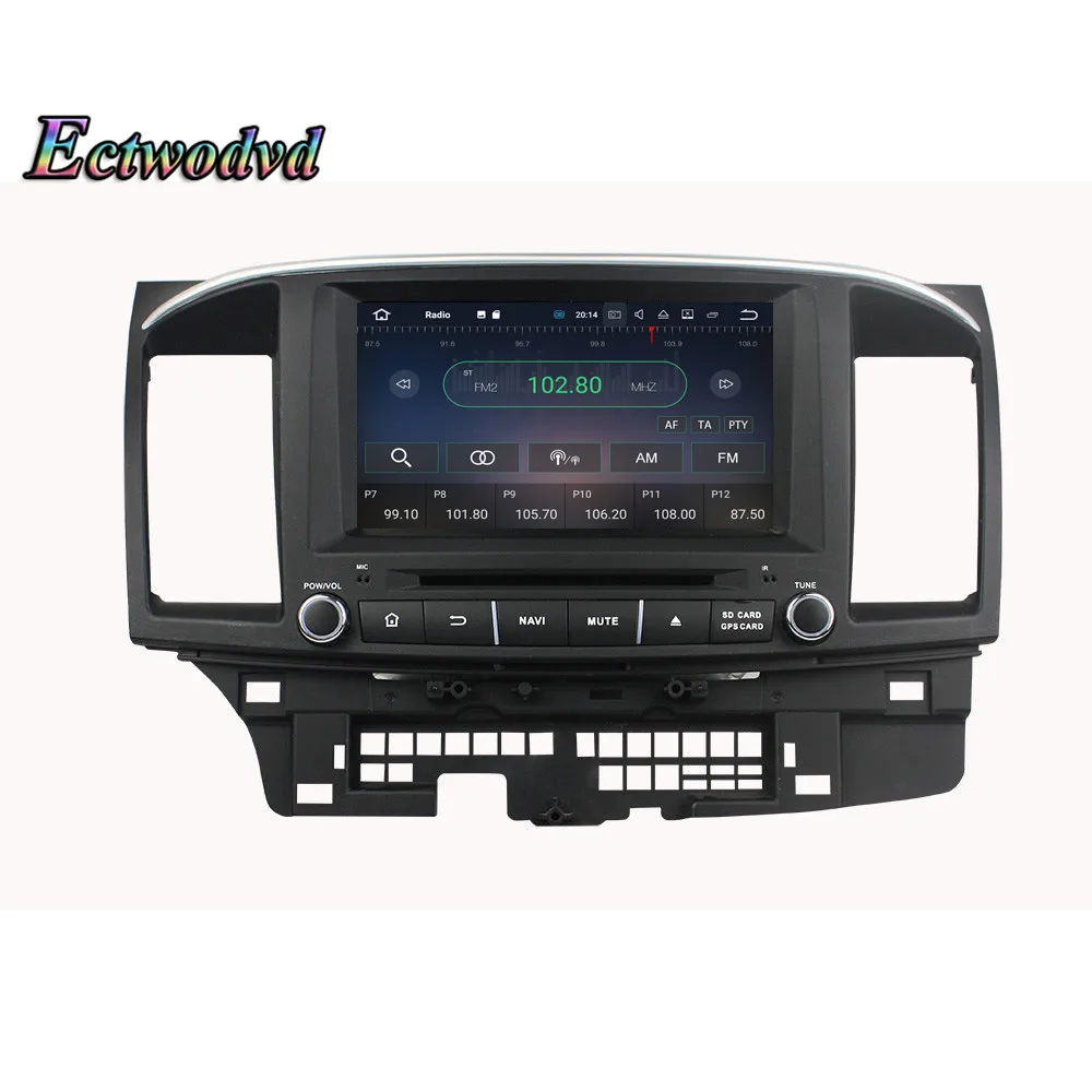 Clearance Ectwodvd Octa Core 4G RAM 64G ROM Android 9.0 Car Multimedia DVD Player GPS HeadUnit for MITSUBISHI LANCER 2006-2012 16
