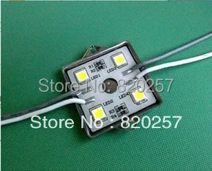 Водонепроницаемый светодиодный модуль 5050 SMD 100 шт./лот 12 в пост. Тока 4 шт.