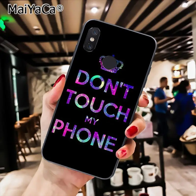 MaiYaCa не прикасайтесь к моему телефонному чехлу для Xiaomi Redmi8 4X 6A S2 7A 5A Redmi 5 5Plus Note5 7