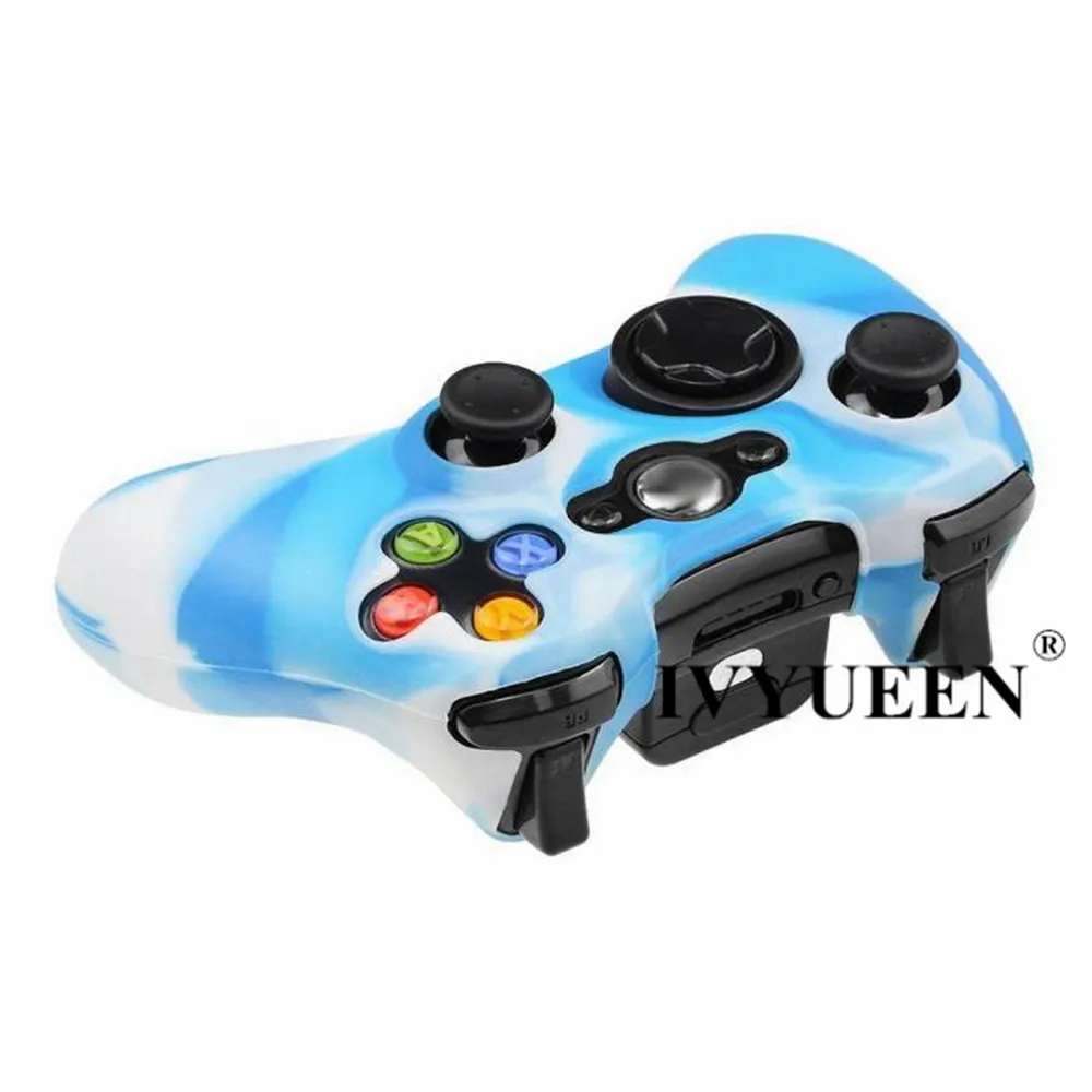 Защитный чехол IVYUEEN Camo для microsoft Xbox 360 проводной/беспроводной контроллер силиконовый чехол для X Box 360