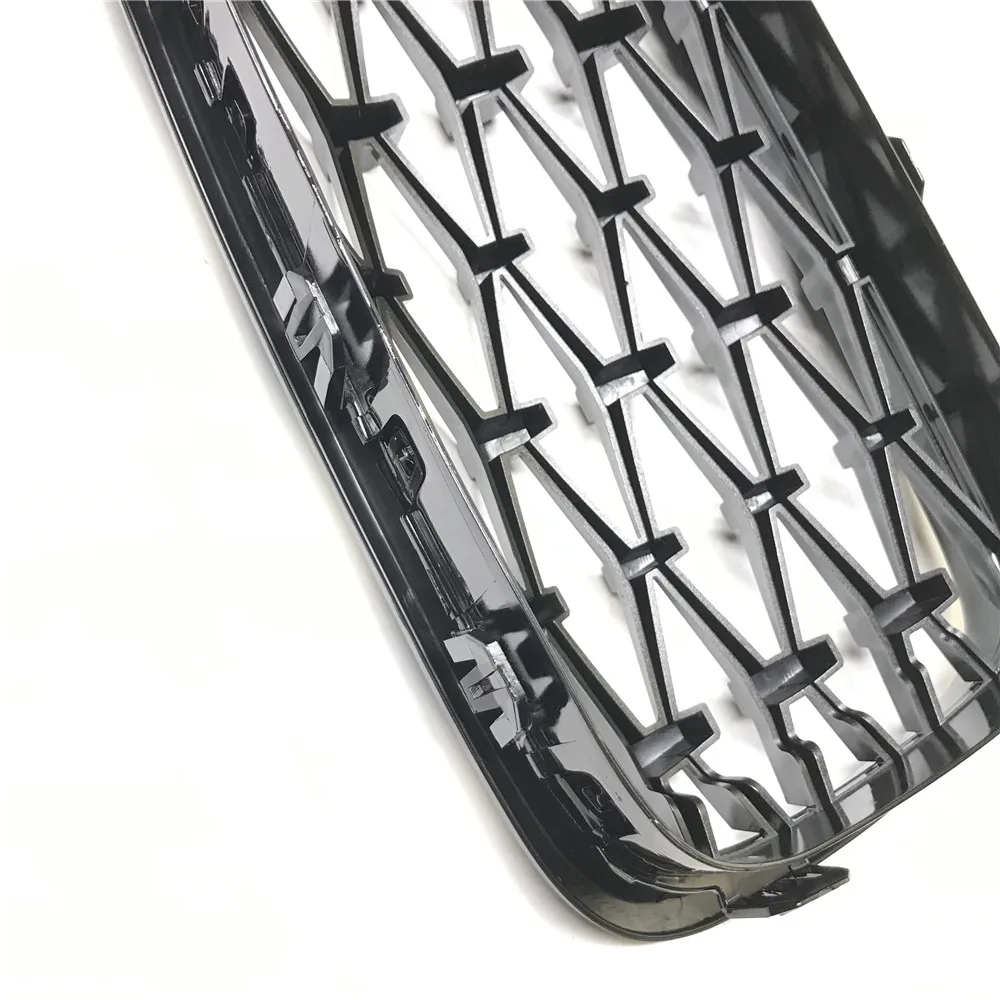 For Bmw F10 F11 F18 Car Front Grill Newest Diamond Style 2010- One Pair Abs 5 Series F10 Mesh Grill
