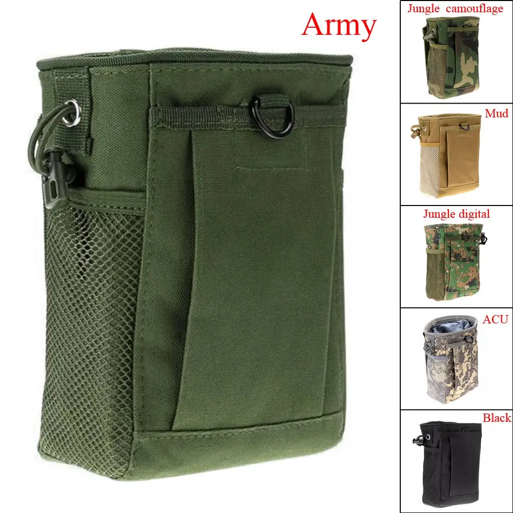 Military Molle Ammo Pouch Tactical Gun Magazine Dump Drop Reloader