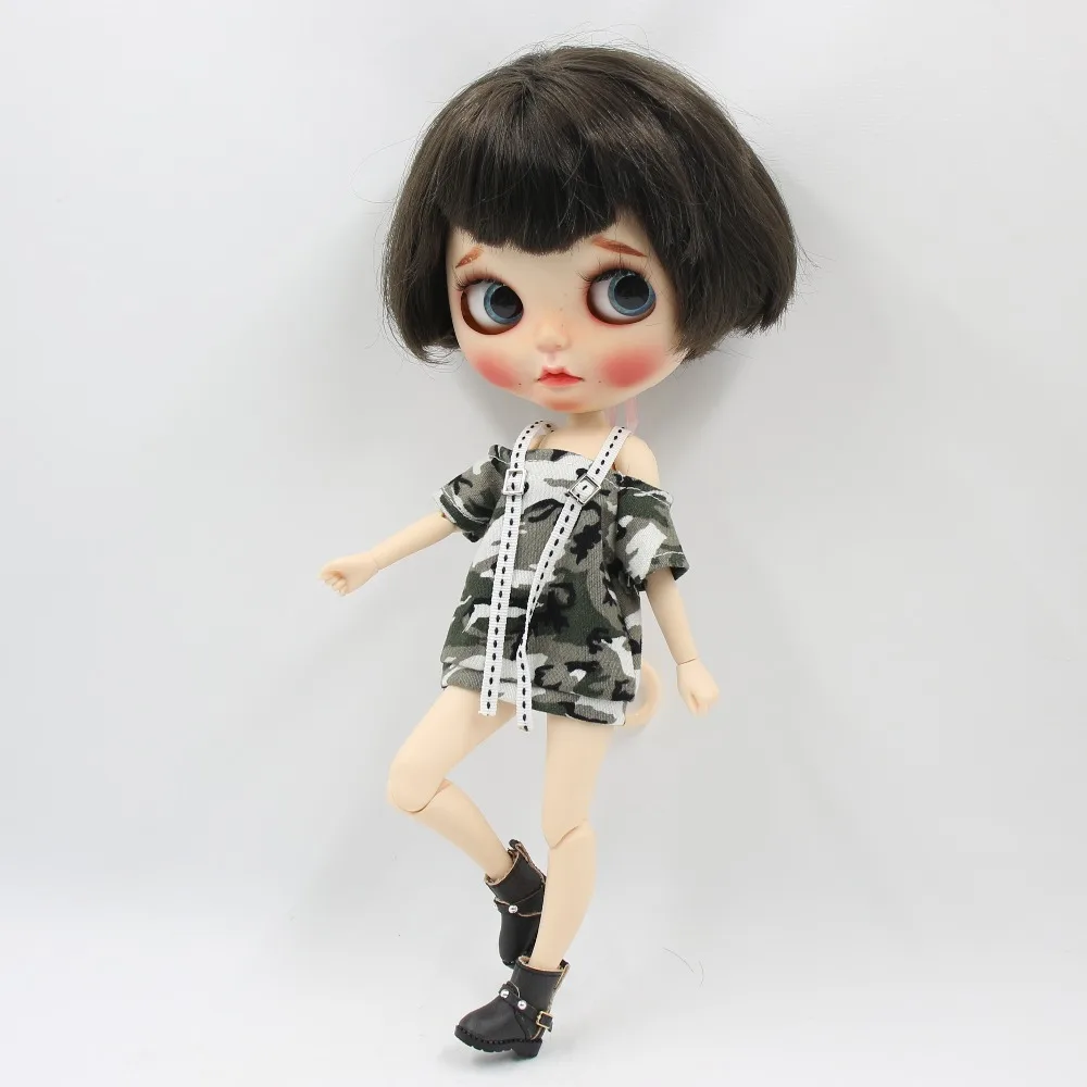 Blyth doll icy licca body cool boots кожаные игрушечные сапожки с заклепками