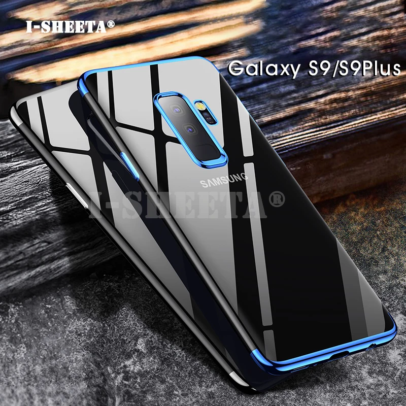 Soft Plating Cases For Samsung Galaxy S8 Plus S7 edge Note 8 9 Transparent Back Cover A6 A8 S9 2018 |