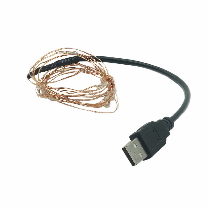Safety voltage USB 5V 20 LED Waterproof Copper wire fairy led lights string graland Christmas New year holiday decorative lights Safety voltage USB 5V 20 LED Waterproof Copper wire fairy led lights string graland Christmas New year holiday decorative lights