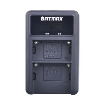 

USB LED Dual Channel Quick Digital Battery Charger for SONY F series NP-F970 F750 F960 F550 FM500h FM50 FM70 FM90 QM71D QM91D
