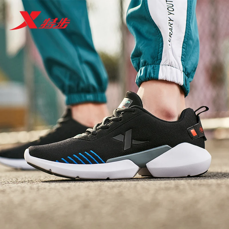 

881219329565 xtep men's sports shoes 2019 spring breathable running shoes men's casual shoes