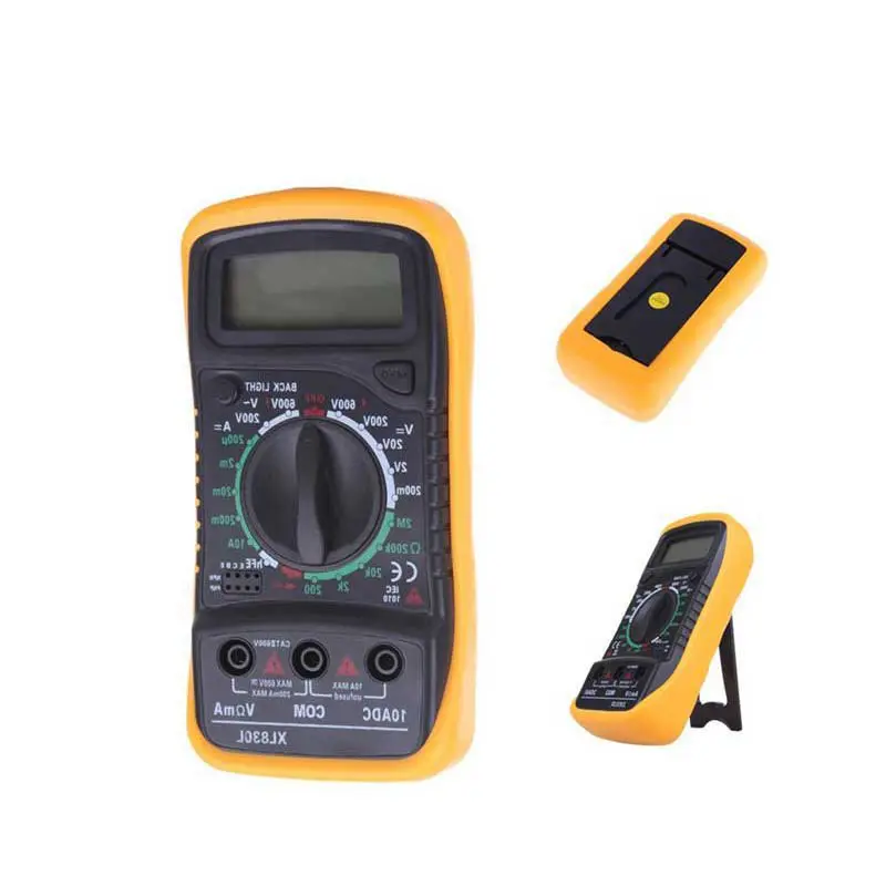 

High Quality Digital LCD Multimeter Backlight DCV ACV DCA OHM Tester Portable Electrician Voltmeter 1999 Maximum Display