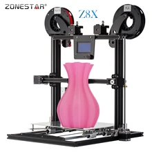 ZONESTAR Newest Full Metal Aluminum Frame Big Size 300mm x 300mm Auto Level Laser Engraving Run out Decect 3d printer DIY kit