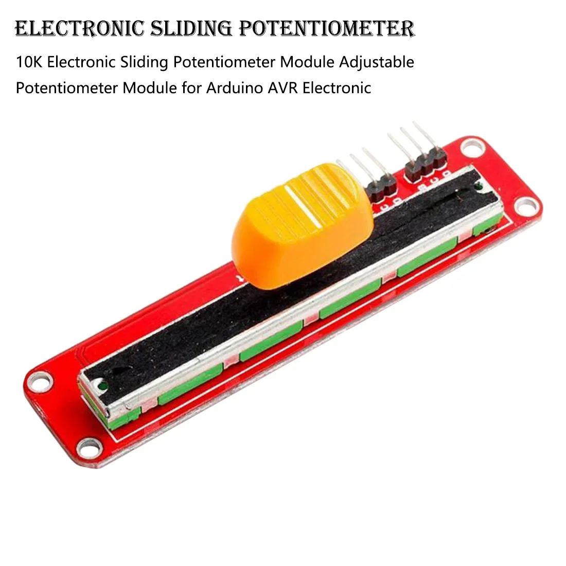10K регулируемый потенциометр модуль для Arduino AVR электронный раздвижной потенциометр модуль