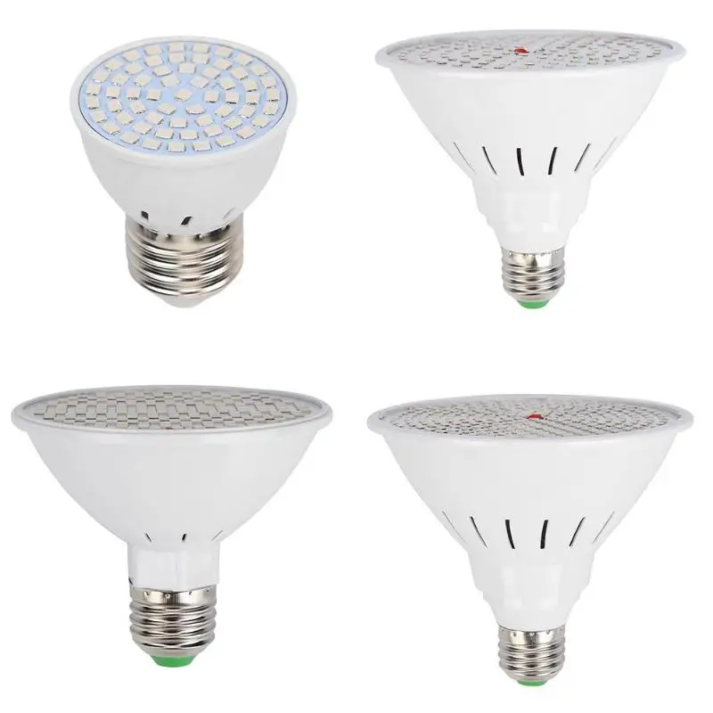 

E27 60/126/200/260LED LED Grow Lights Full Spectrum Phyto Lamp For Indoor Flowers Vegetables Plant Tent Box