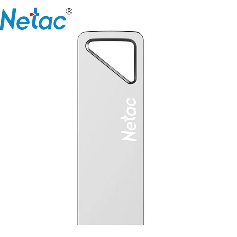 Netac Cle USB флеш накопитель 32 Гб 64 ГБ 2 0 металлический DIY флэш с логотипом Memory Stick на