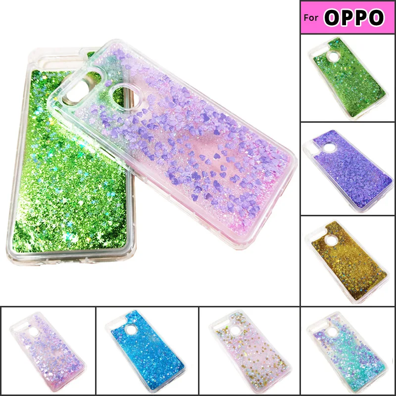 

TPFIX For OPPO Reno R17 R15 Pro Case Liquid Quicksand Glitter Cover For OPPO F11 F9 F7 F5 A3S A83 A79 R11S Plus Dynamic Soft TPU