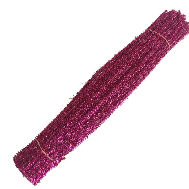 Creative Colorful DIY Plush Shilly Chenille Sticks 2