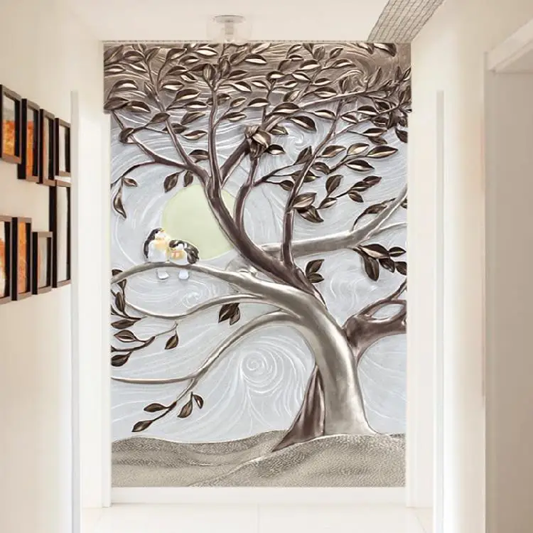 

Photo wallpaper 3D rich tree mural living room sofa TV bathroom background wall bedroom lobby coffee house study wallpaper mural