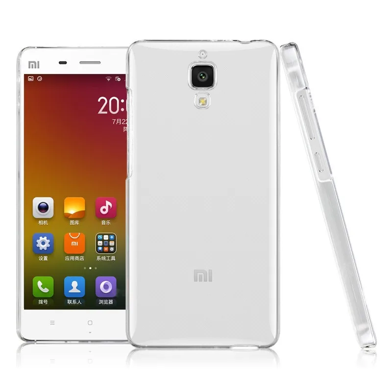 

For Xiaomi Mi4 CaseTransparent Protective Back Case For Xiaomi Redmi Mi 4 Cover Mi5 Note 4 Note 3 Pro Note 4 Pro Rubberized Case