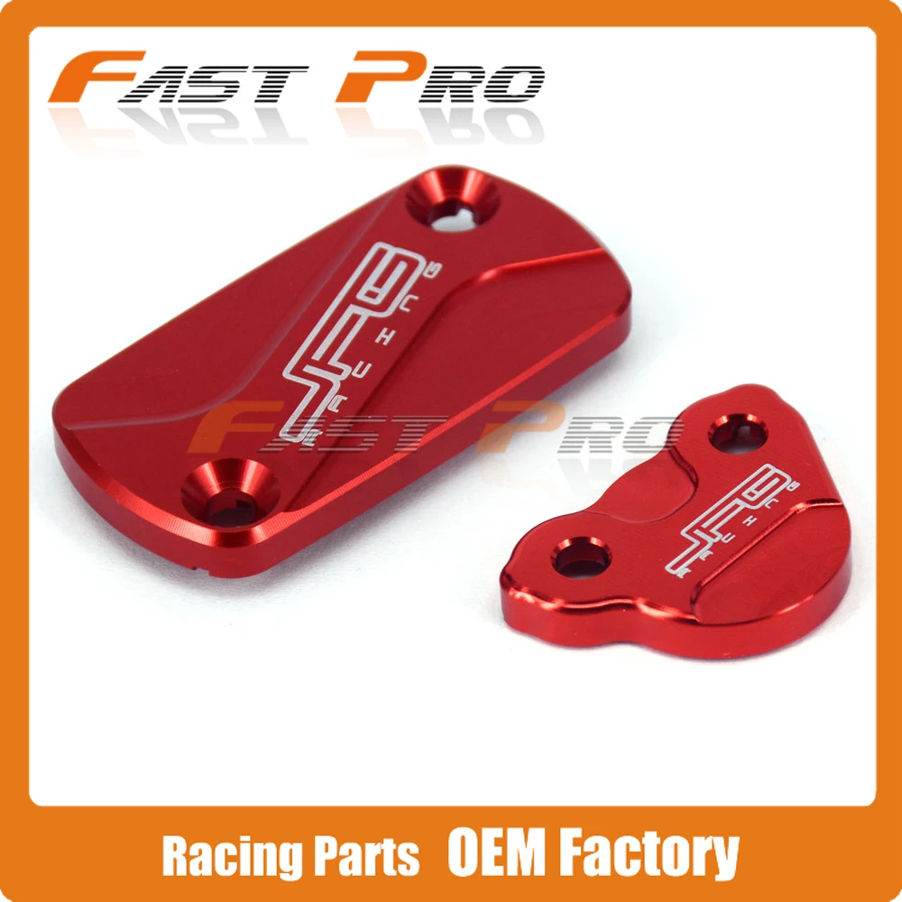 

CNC Front & Rear Brake Reservoir Fluid Cover Cap Fit For CR125 CR250R CRF150R CRF250R CRF250X CRF450R CRF450X Motorcycle MX