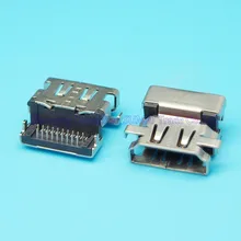 10 шт./лот 19pin вывод HDMI HD USB порт для acer sumsung hp lenovo и т. д. разъем VGA