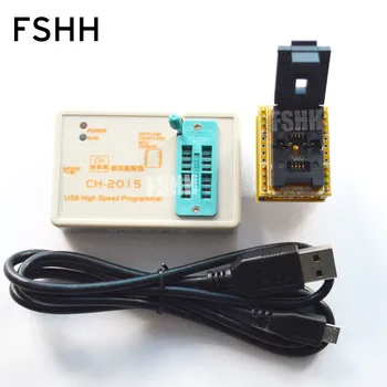 FREE SHIPPING! USB SPI FLASH High-speed Programmer CH2015+6X8 QFN8/WSON8/DFN8 Adapter 24/93/25/SPI FLASH/EEPROM Programmer hailangniao new tl866a tl866 high performance willem universal programmer support icsp support flash eeprom sop plcc tsop