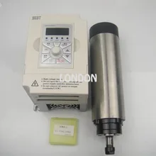 Фрезерный станок с ЧПУ шпиндель ER11 0.8kw воздушного охлаждения мотор шпинделя+ 1.5KW Инвертор+ 3,175*22 мм два рифлёный прямой Фрезерные Бит