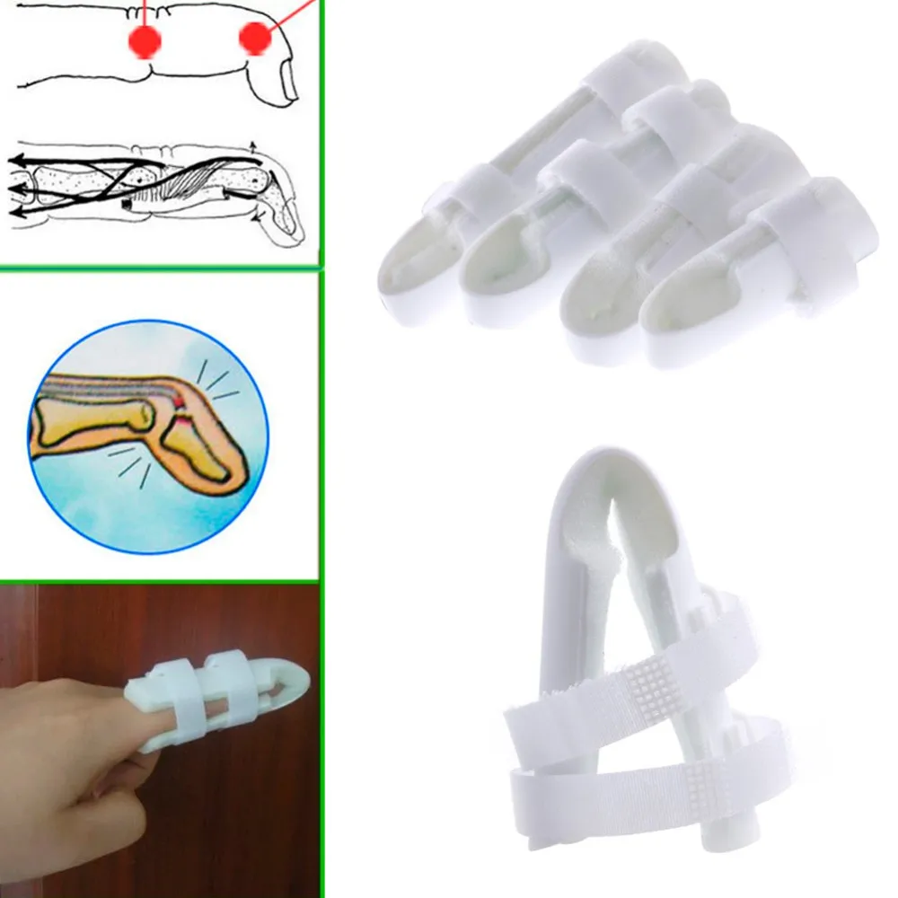 4 размера молоток DIP Finger Поддержка Brace шина для сустава защита от травм