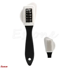 OOTDTY 3-по бокам Набор щеток для чистки для замшевая кожаная обувь из нубука очиститель ботинок пятно пыли кисти