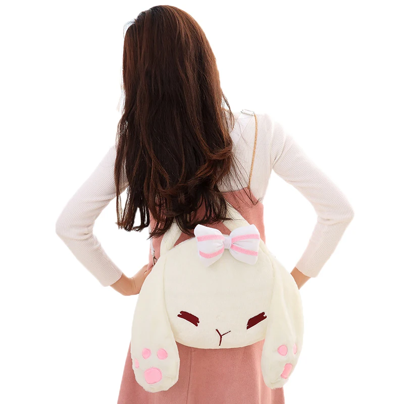 Cute Plush Rabbit Backpack Japanese Kawaii Bunny Backpack Stuffed