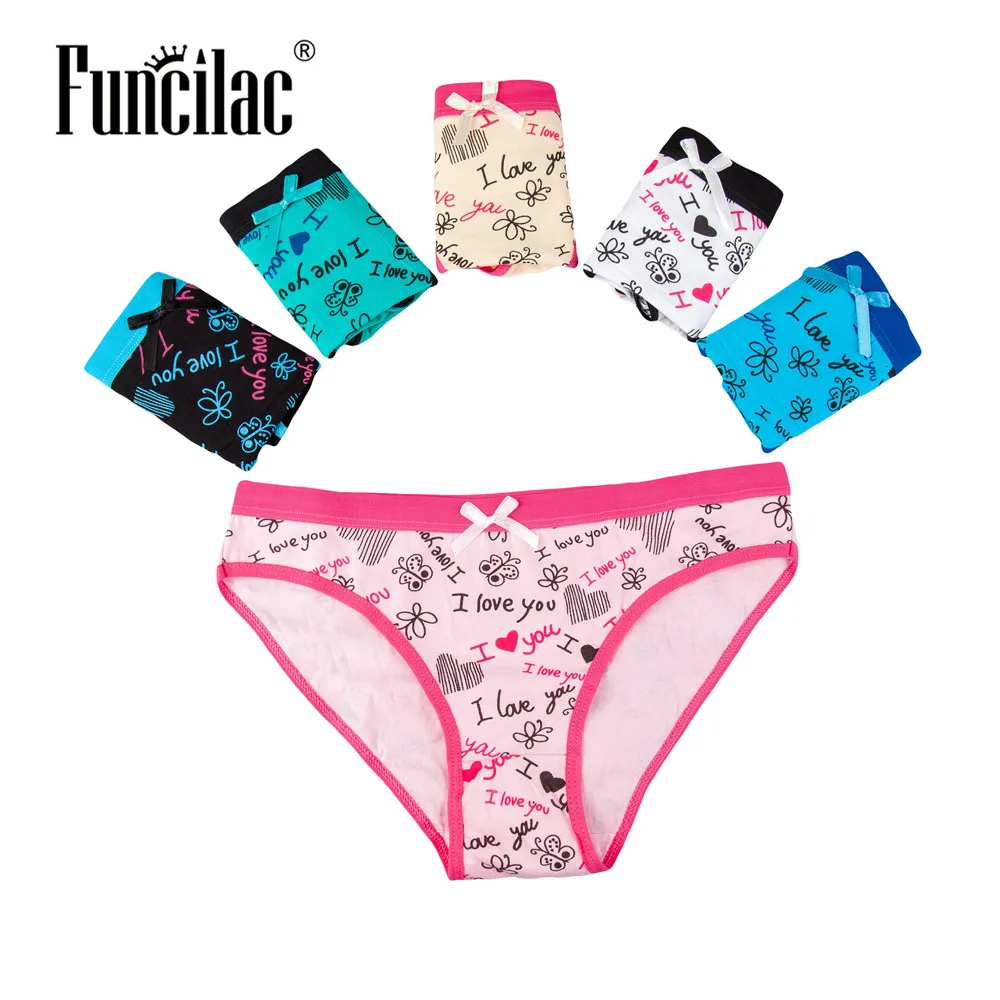 FUNCILAC женские трусики сексуальные хлопковые красивое нижнее белье для девочек с