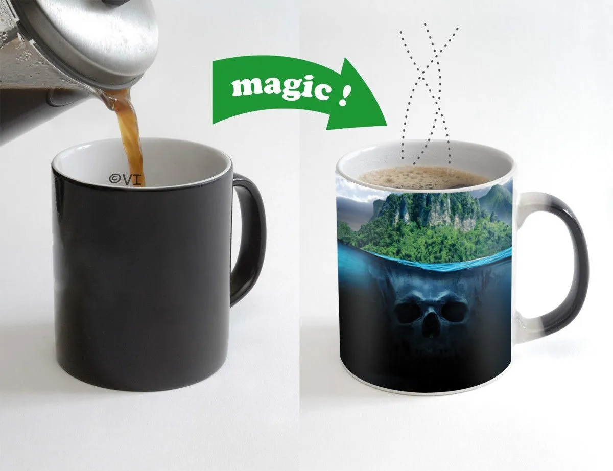 

FarCry 3 Game Color Changing Heat Sensitive Magic Coffee Mug Christmas Gift