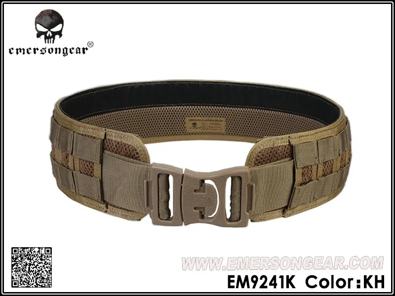 Emersongear мужской охотничий боевой военный пояс Emerson MOLLE несущий тактический ремень EM9241 черный койот мультикам