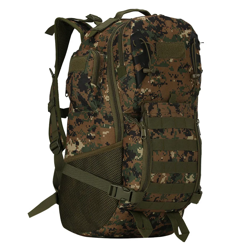 Фабричная поставка Победитель Куриный Ужин армейский горный кемпинг тактическая походная сумка армейский уличный спортивный 3P рюкзак 45L Большой рюкзак - Цвет: Jungle digital