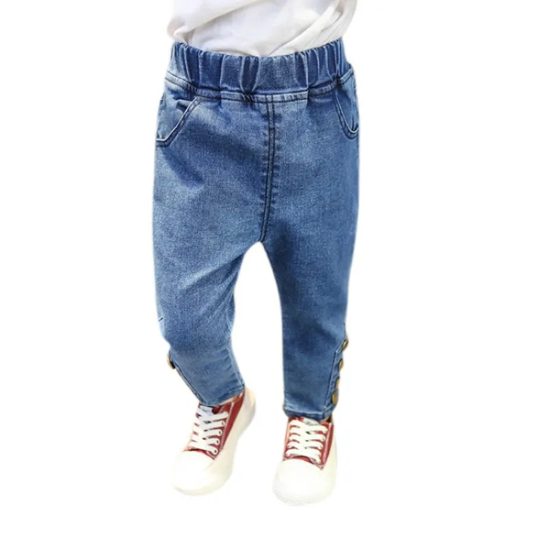 

Baby Pants Autumn Casual Boy Jeans Denim Pants Baby Boys Girls Clothes Long Pants Sports Trousers Bottoms