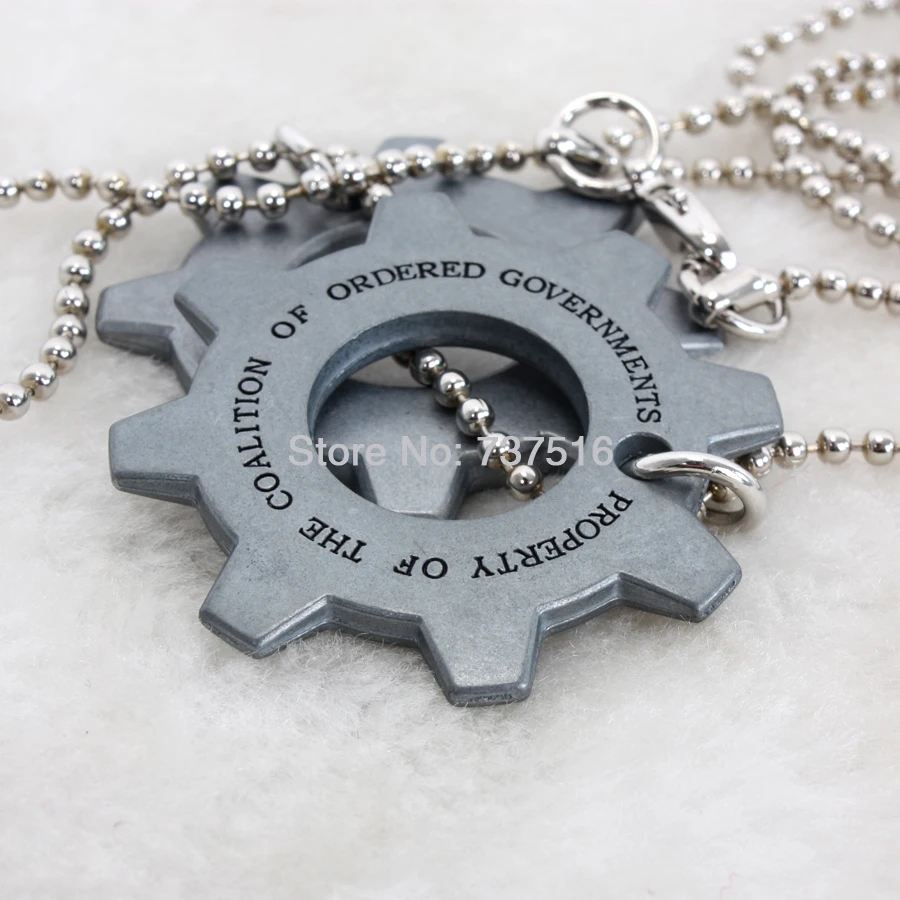 

New Distressed Metal Replica Dog Tags Memorabilia Game Product Valentine's Day Gift US Shipping